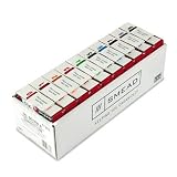 End Tab Labels, Numbers 0-9, Asstd Colors, 10 Rolls Of 500