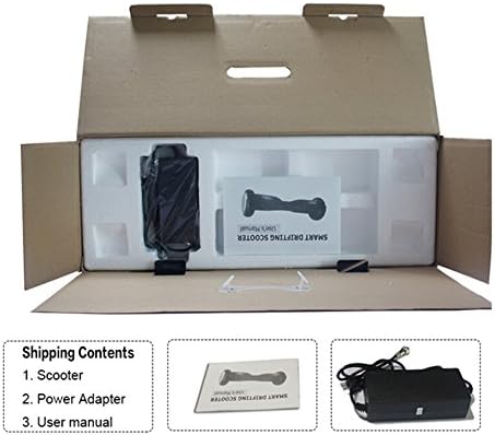 Anertai Two Wheels Self Ballancing Scooter Drift 2 Wheel Electric Scooter Self Balancing Scooter Smart Balancing Car Convenient Travel (Black)