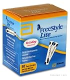 Freestyle Lite Test Strips 50 Count (USA Retail)