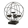 19" Greek Inspired Tiered Atlas Globe Shaped 6 Pillar Candle Holder