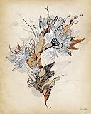 IMAGE OF Oopsy Daisy Wheatpaste Art Collective Desert Plumes Stretched Canvas Wall Art by Iveta Abolina, 24-Inch by 30-Inch