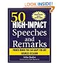 50 High-Impact Speeches and Remarks: Proven Words You Can Adapt for Any Business Occasion