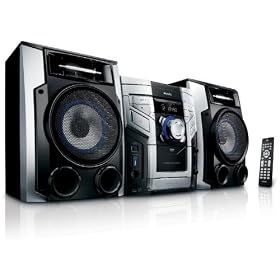 Philips FWM387 - Mini system - radio / 3xCD / MP3 / cassette / USB flash player/recorder