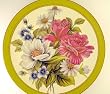 Hand Painted Hanging 10" Daisy Wall Plate