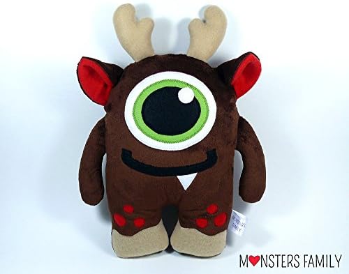 Reindeer Baby Plush Toy Monster Plush Toy Monster Plushie Monster Reindeer Stuffed Animal Monster Plush Doll Kawaii Plush Toy
