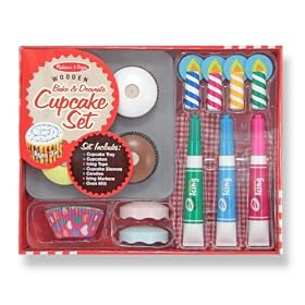 Melissa & Doug Bake & Decorate Cupcake Set