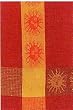 Waffle Weave 100% Cotton Three Color Sunface Dishtowel 18" X 28" Set / 6