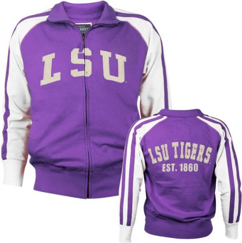 LSU Tigers Prestige Fill Zip Track Jacket