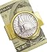 1986 Statue of Liberty Commemorative Half Dollar Coin in Goldtone Money Clip Coin Jewelry