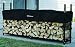 8ft Woodhaven Firewood Rack - Black