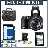 Fujifilm FinePix S200EXR Digital Camera Kit, with 4 GB SD Memory Card, Spare NP-140 Lithium-Ion Rechargeable Battery, Camera Bag, Professional Lens Cleaning Kit