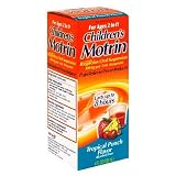 Motrin Childrens Pain Reliever/Fever Reducer, Oral Suspension, Tropical Punch Flavor, 4-Ounce (120 ml) (Pack of 3)