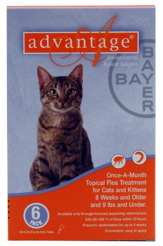 Advantage Flea: Cats under 9 lbs : 6 Month