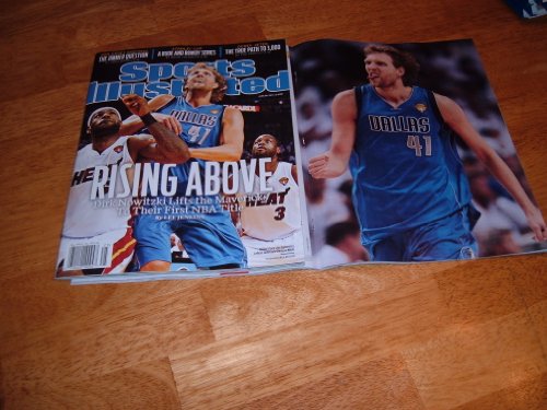 Dirk Nowitzki & Dallas Mavericks Win 2011 NBA Championship-Sports Illustrated magazine, June 20, 2011 issue. Cover photo of Dallas' Dirk Nowitzki in Game 6 of NBA Finals vs. Dwyane Wade and LeBron James.