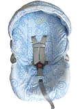 Babble Chic Organic Infant Car Seat Cover - Delightful Swirl