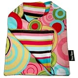 Bella Tunno Reversible Bib in Go-Go Girl Spots and Stripes