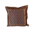 ShalinCraft Cushion Cover in Silk Decor Gifts 16x16 inches (bcbr337)