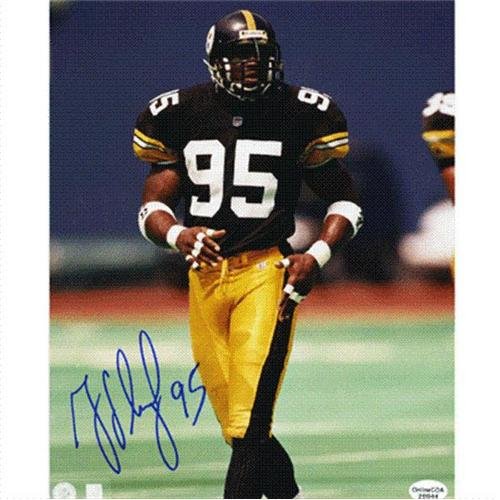 Greg Lloyd Autographed Pittsburgh Steelers 8x10 Photo