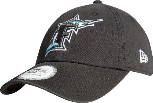 New Era Florida Marlins GW 920 Baseball Cap (Black)
