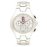 Boston Red Sox Mens MLB Hall of Fame Chronograph Watch (Bracelet)