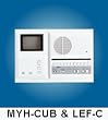 AIPHONE Model MYH-CUB Flush Mount Pantilt Intercom Video Monitor