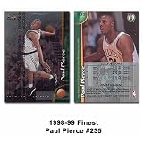 Topps Finest Boston Celtics Paul Pierce 1998-99 Rookie Card