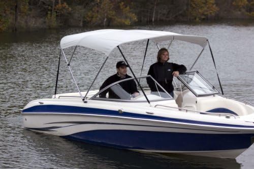 Dowco Marine high quality 3 Bow Bimini Top will protect you and your family from the sun and heat while out on the water. You can expect a superior fit and appearance, with easy set up and installation. The top and boot features ClimaShield 600D Polyester fabric, available in five different color options. 3 Bow frame will fit 6'L x 54"H x 85" - 90"W. NATURAL.