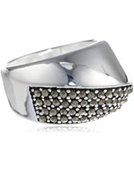 Sterling Silver Marcasite Ring, Size 7