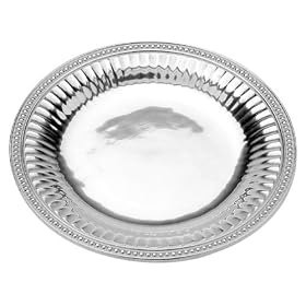 Buy Wilton Armetale Flutes and Pearls Medium Round Tray