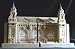 Architectural Sculpture of Ellis Island As a Split Pair of Bookends By Timothy Richards