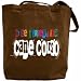 Canvas Tote Bag Brown  My Best Friend Is Cane Corso  Dog