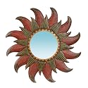 All Natural Handmade Mirror - Round Sunburst Design (Buy 2 - Get FREE SHIPPING)