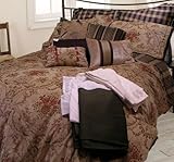 Beacon Lane Queen Comforter Set with 2 Bonus Euro Shams