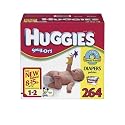 Huggies-Disney Snug & Dry Baby-Shaped Diapers, 264 Diapers (8-15lbs)