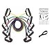 Set of 5 NEW Premium Latex Resistance Bands Tubes Cords w/ free Door Anchor and Exercise Manual. Perfect for use with any home exercise or physical therapy!