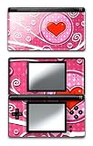 Heart Twirl Design Decal Protective Skin Sticker for Nintendo DS Lite