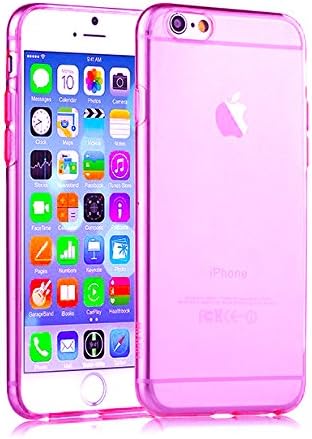 iPhone 6/6s plus Case, HZ Concept® iPhone 6/6s plus (5.5) case bumper **BRAND NEW** [ANTI-SCRATCH] Ultra thin Series [Crystal Clear] Protection Technology Corners Bumper Case with Clear back Panel -ECO Friendly packaging- 0.3MM Bumper Case for iPhone 6/6s Plus (5.5) (Pink)