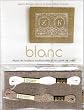 Blanc : Broderie traditionnelle au point de croix