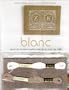 Blanc : Broderie traditionnelle au point de croix