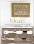 Blanc : Broderie traditionnelle au point de croix