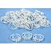 36 Silver Finger Ring Jewelry Findings Charm Beading