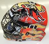 2010 Calgary Flames Team Signed Goalie Mask Coa Iginla Kiprusoff