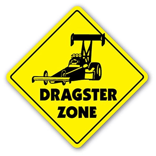 DRAGSTER ZONE Sign xing gift novelty track race strip tires car fuel