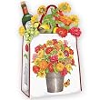 Zinnia Plastic Tote Bag