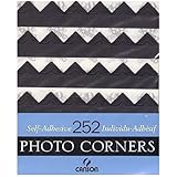 Canson Self-Adhesive Photo Corners Black (Pack Of 252)