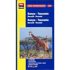 Carte routi�re et touristique : Kenya - Tanzanie, N� 366 (avec un index)