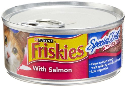 Friskies Cat Food Classic Pate, Special Diet with Salmon,