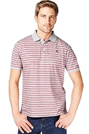 Blue Harbour Pure Cotton Striped Polo Shirt