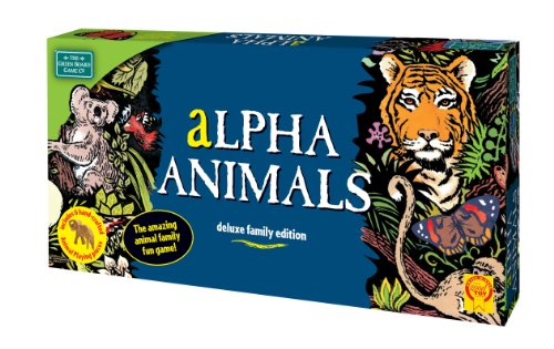 Imagen 1 de Green Board Games Alpha Animals - Juego de mesa (importado de Reino Unido)