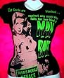 Mosquitohead Womens/Juniors 'MANBAIT' FRONT PRINT T-SHIRT